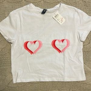 Crop t. Never worn
